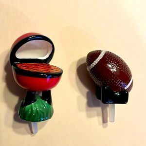 Football and grill Nora Fleming!